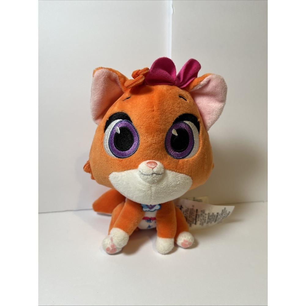 Disney T.O.T.S. Mia Orange Kitty Cat Plush Tiny Ones Transport Service 6" Tots